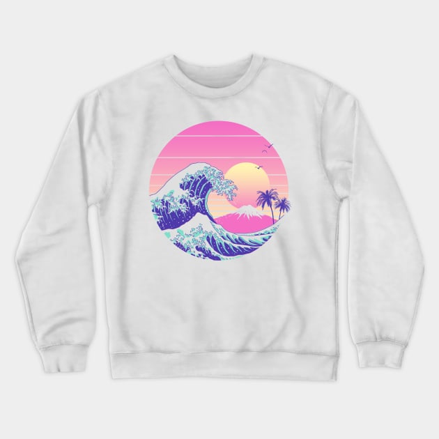 The Great Dream Wave Crewneck Sweatshirt by Vincent Trinidad Art